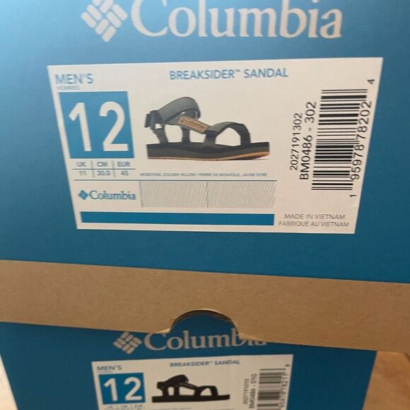 New Columbia Breaksider Sandals Strap Summer Sport Green Mens Sz 12 Fisherman main image 8